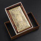 Retro Metal Bronze Cigarette Case For King Size Or 100s Cigarettes Holder Box