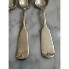 1847 Rogers Bros Tipped Silverplate Teaspoons Set Of 5 Vintage Flatware