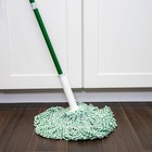 Libman Tornado Twist Mop With Cotton Blend Head Steel Handle Green   White