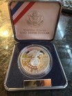 1991 Uso 50th Anniversary Proof Commemorative 90  Silver Dollar Coin