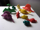 Vintage Diener Dinosaur Rubber Toy Mixed Lot Prehistoric Figure Rare