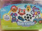 Perler Beads Fused Bead Tray 4 000 pkg-fun 16 Colors New Sealed