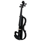Full Size 4 4 Electric Silent Violin With Case Bow Rosin Headphone