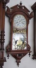 Antique New Haven  regulator C c   Regulator Wall Clock 8-day  Time strike