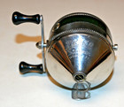 Vintage Zebco Model 33 Spinner Casting Fishing Reel With Box And Paper