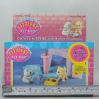 Kenner Vtg 1992 My Littlest Pet Shop Cutesy Kittens With Kitten Playhouse Unused