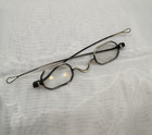 Antique 1800s Victorian Civil War Era Octagon Spectacles Crank Bridge W  Case