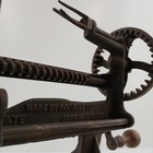 Antique Goodell Apple Peeler Corer Cast Iron Hand Crank Clamp Mount Kitchen Tool