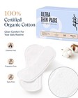 Rpe Life 100 Gots Organic Cotton Panty Liners For Women 120 Count