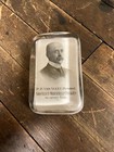 Vintage C  1890 Van Vleet Mansfield Drug Co Glass Paperweight Sign Memphis Tenn