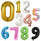 Large 40  Number Foil Balloons For Birthday Wedding Anniversary Party Decor Uk
