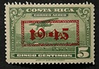 Travelstamps  1945 Costa Rica Stamps Scott  c104 - 5 Centimos - Mint Mogh