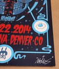 Pearl Jam Poster Signed And Numbered By Artist Nychos Denver 2014