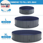 Foldable Dog Swimming Pool  Collapsible Hard Plastic  Portable Bath Tub For Pets
