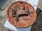 Antique 17th Century Ethiopian Iron Shield Size Diameter 29cm Good Condition   