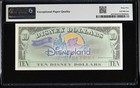 2001 Mickey   Minnie Disney Dollar  10 00 - Pmg 65 Gem Unc 