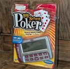 New   Factory Sealed Radica 2002 Big Screen Poker Electronic Handheld Game 73010
