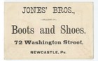 Frank Miller s Blacking Nyc - Uncle Sam Shaves W  Shiny Boot Ca1890 Trade Card