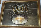 Vintage Rare Olympia Gold Light Beer Bar Mirror Sign 26  X 20 