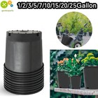 Nursery Pots Plastic Garden Plant Nutrition Pots 1 2 3 5 7 10 15 20 25gallon