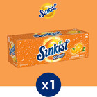 Sunkist Orange Soda Pop  12 Fl Oz  12 Pack Cans Free Shipping