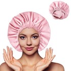 Double Layer Shower Cap For Women  Large Reusable Bath Hair Protector  Long Hair
