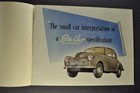1949 Morris Minor Catalog Brochure Saloon Sedan Convertible Nice Original 49