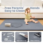 Large Memory Foam 59x71in Baby Play Mat For Tummy Time Kids 1 3  Thick Area Rug