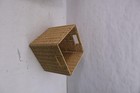 Seagrass Braided Storage Basket Set Of 4 Medium W Handles Non-lidded Beige 11 