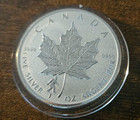  bigfoot  Privy Reverse Proof 1 0z Canadian Silver Maple Leaf Coin 2016  Rare