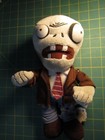 Plants Vs Zombies Reg Zombie Plush 2012 Jazzwares Stuffed Toy Doll  no Sound 