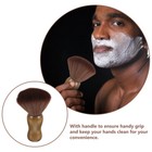 1pc Beard Care Shaving Brush For Men With Comfortable Handle Design