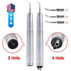 Usa Dental Ultrasonic Air Perio Scaler Handpiece Hygienist 2   4-holes 3 Tips Ce