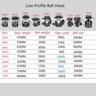 Camera Tripod Ball Head 28mm Tripod Head All Metal Cnc Ball Head W  Qr Plate