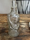 Antique Vintage Poland Spring Water Glass Moses Bottle Hh Ram Ricker   Sons