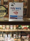 Play Mate Malt Liquor  Sunshine Brewing  Reading  Pa   Cardboard Easel Back Sign