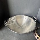 All-clad 16    Round-bottom Double Handle Stainless Wok Fire Ring Rack