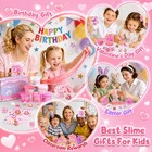 6 Pack Slimes  Pink Slime Kids  Cloud Slime Kit For Girls Ages 8-12  Toys For Gi