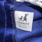 Therese Vintage Toddler Girl Blue Velvet Lace Party  Holiday Dress 18m Made Usa