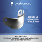 50 6 5mm M4 Molar With Extension  xl  Dental Metal Matrices Sectional Matrix