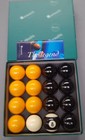 Pool Table Balls Aramith Premier 2  Black   Yellow Golden Silver Black 8 Ball