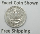 1952 S Washington Silver Quarter San Francisco Mint Mark Free Shipping
