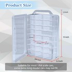 Double Sided Storage Carrying Case For Hot Wheels Matchbox Cars With Handle Grip
