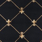 Orleans Traditional Border Black Runner Rug  2  X 10 