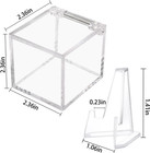 Championship Ring Display Case Clear Acrylic Championship Ring Holder Box A   