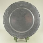 Antique Jugendstil Art Nouveau Kayserzinn German Pewter Plate 4315 Bird Berries