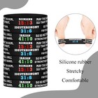 32 Pcs Bible Verse Bracelets Christian Scripture Bracelets Bulk Rubber Religious