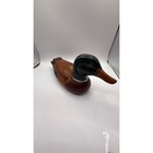 619 Vintage Handmade Wooden Mallard Duck 13 Inches