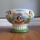 Vintage Set 2 Orchids Of Hawaii Hula Girl Tiki Bowl R-86 Ceramic Tropical Bowl
