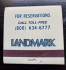 Landmark Casino Las Vegas Used 30 Strike Matchbook
